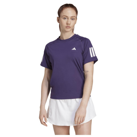 Adidas Γυναικεία κοντομάνικη μπλούζα Club 3-Stripes Tennis Climacool Tee